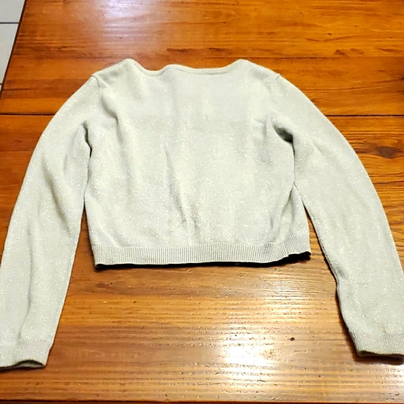 Girls Silver Sweater - Picture 4 of 4
